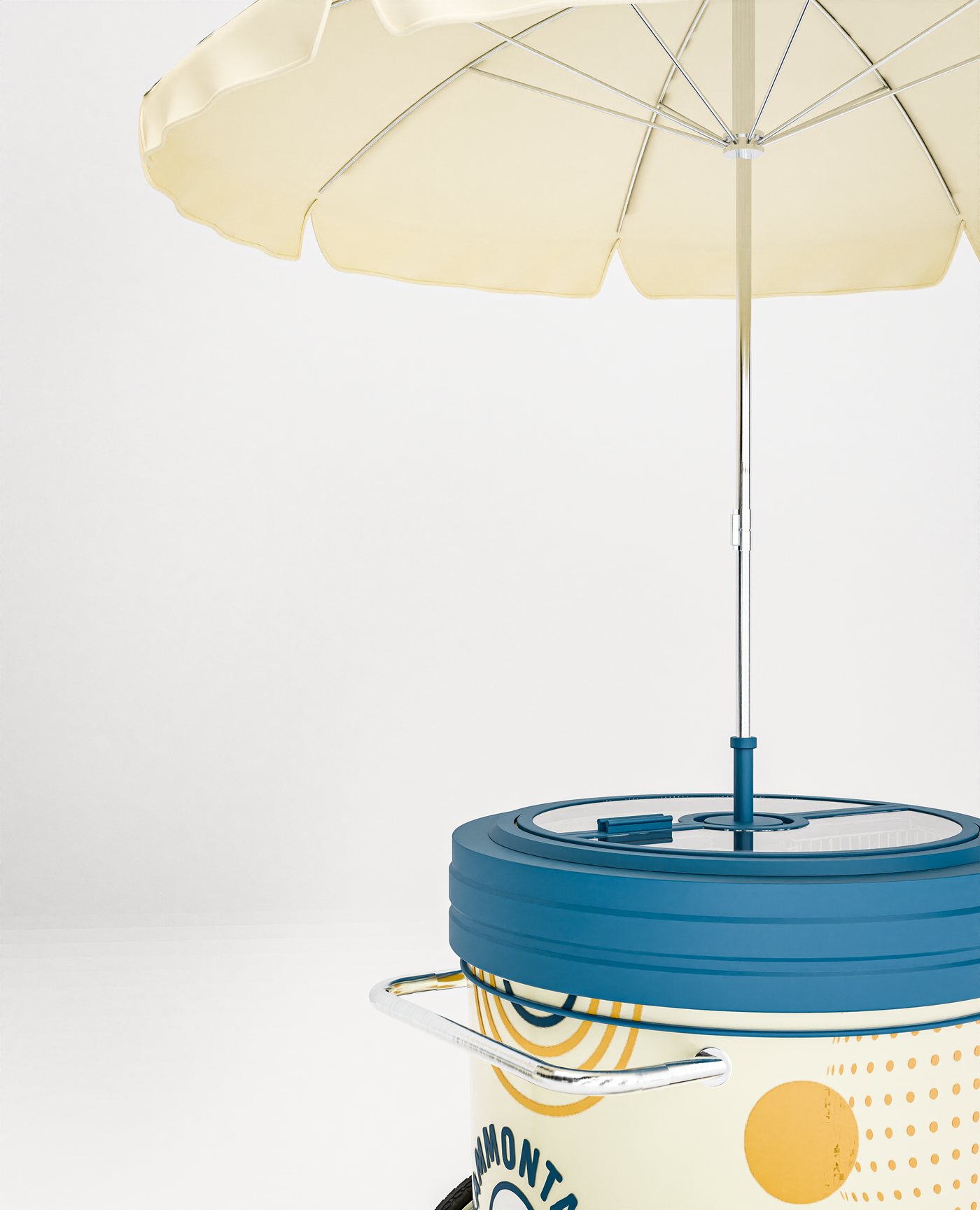 Umbrella and lid of the Barattolone Modern