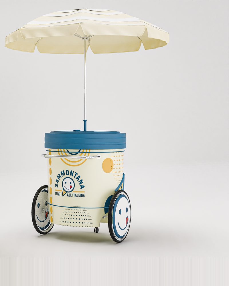 Barattolone Modern with Sammontana graphics and umbrella