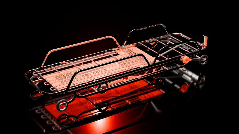 Module 02: the steel frame of the stretcher