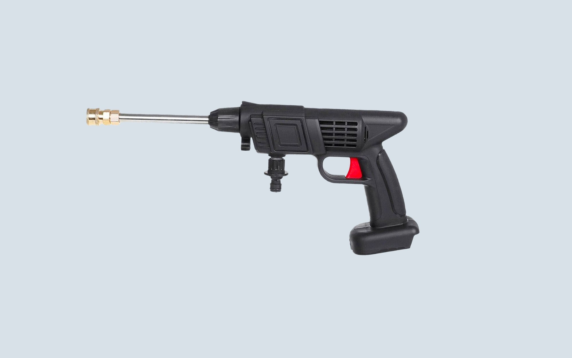 The original black pressure washer gun with brass lance