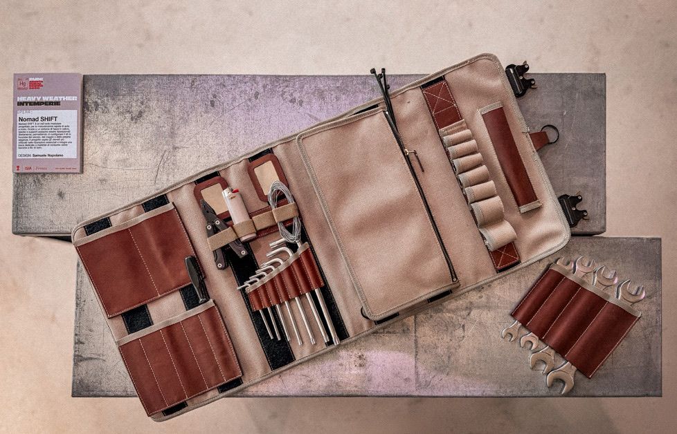 Top view of the unrolled Nomad Shift kit
